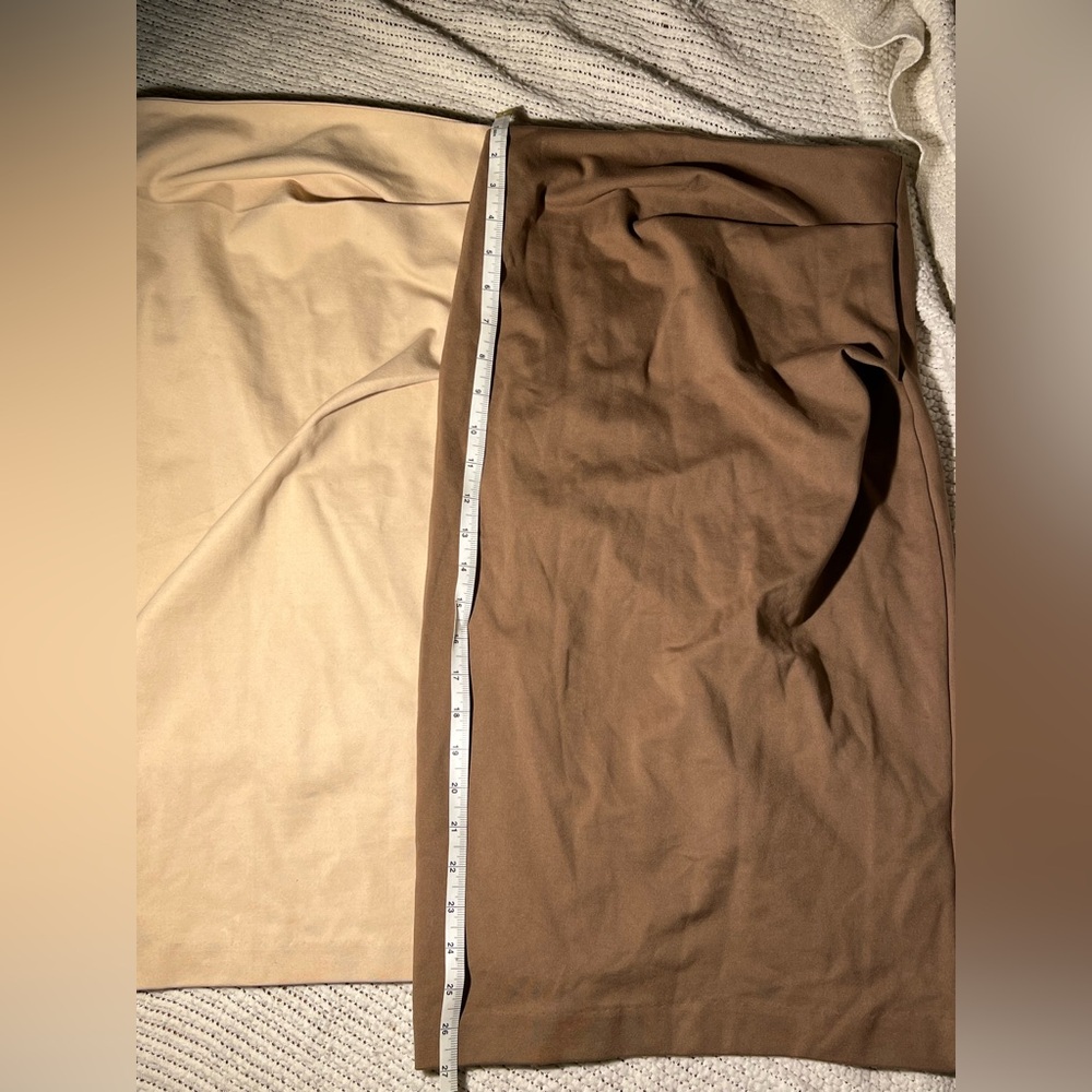 2 Neutral pencil skirts